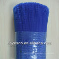 crimped pvc bristle/ pvc fiber